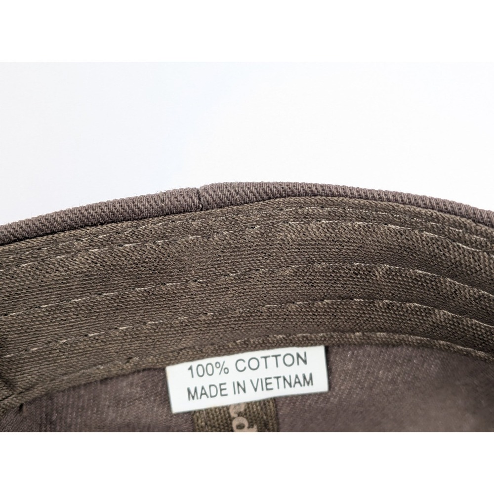 Hornady Baseball Cap Hat Brown Tan 100% Cotton Adjustable Strap Back Excellent - Picture 6 of 9